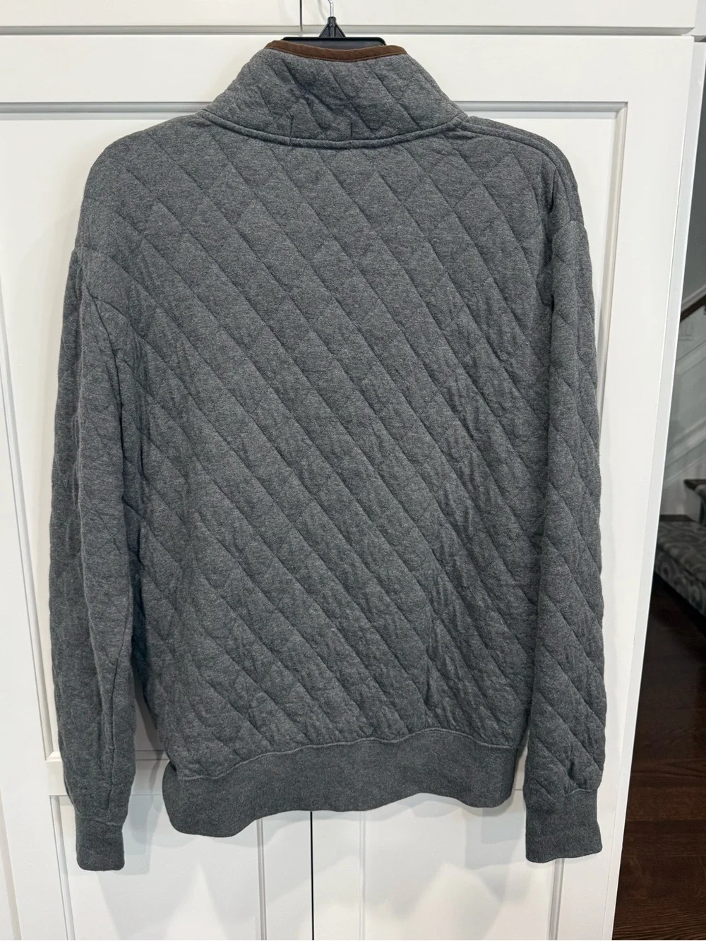 Polo Ralph Lauren NEW Size S Quilted Quarter Snap Pullover Color Barclay Heather